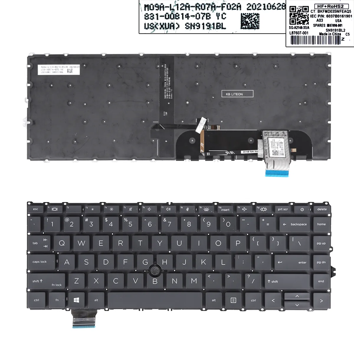 Picture of HP ZBook Firefly 14 G8 14 G7 BLACK(backlit win8)